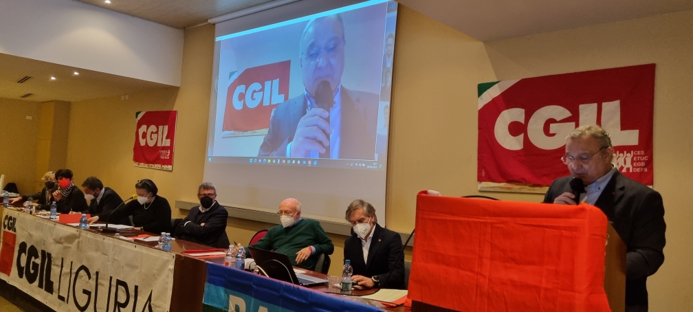 assemblea generale Cgil Liguria 