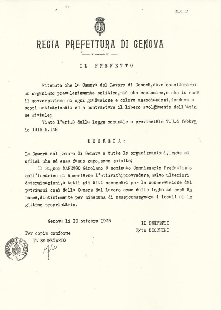 11. 19251010 scioglimento CdL GE 731x1024