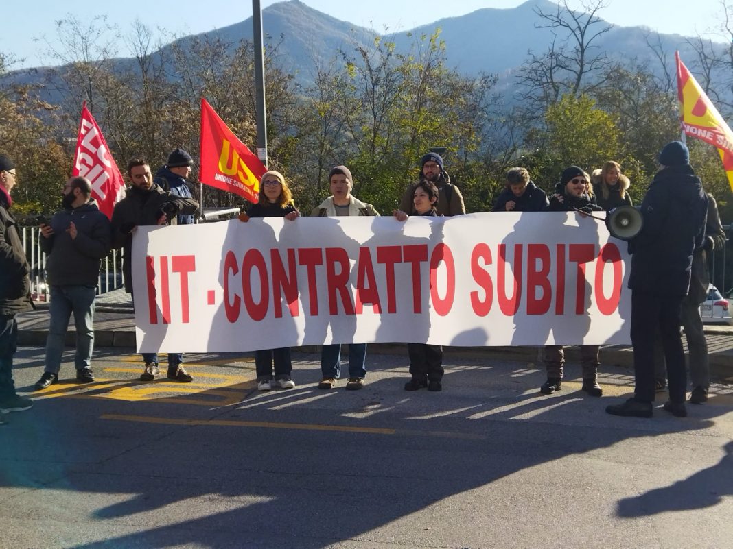 Lavoratrici e Lavoratori dell’Istituto Italiano di Tecnologia scioperano per il rinnovo del contratto aziendale