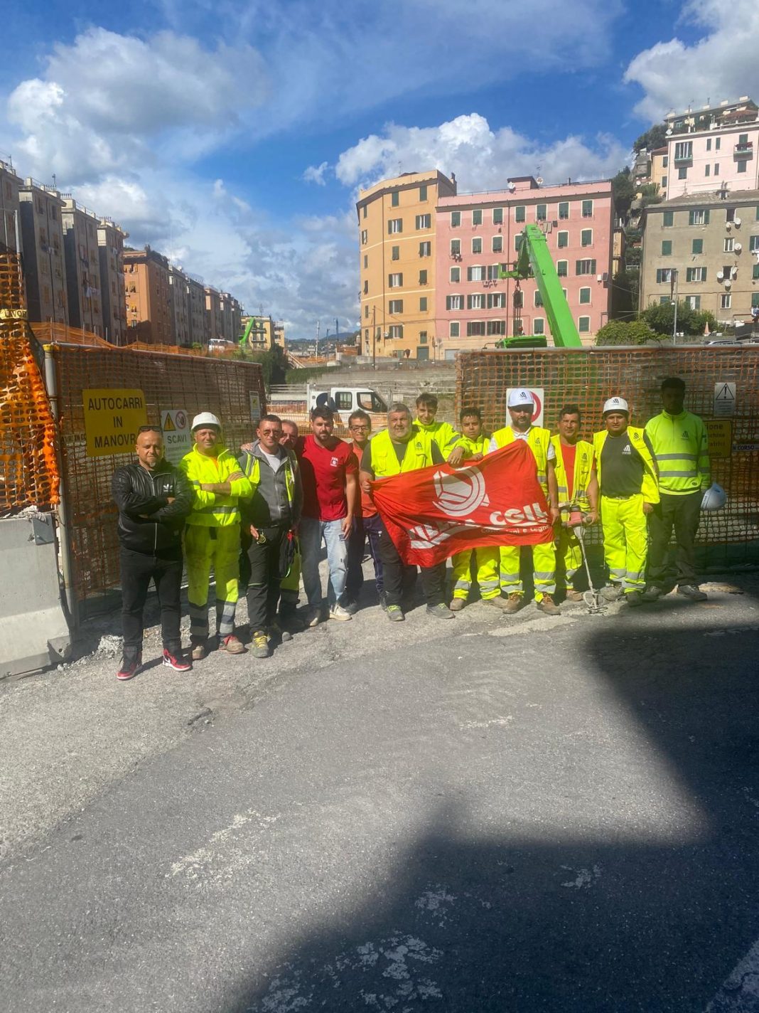 Cantieri della metro a Genova