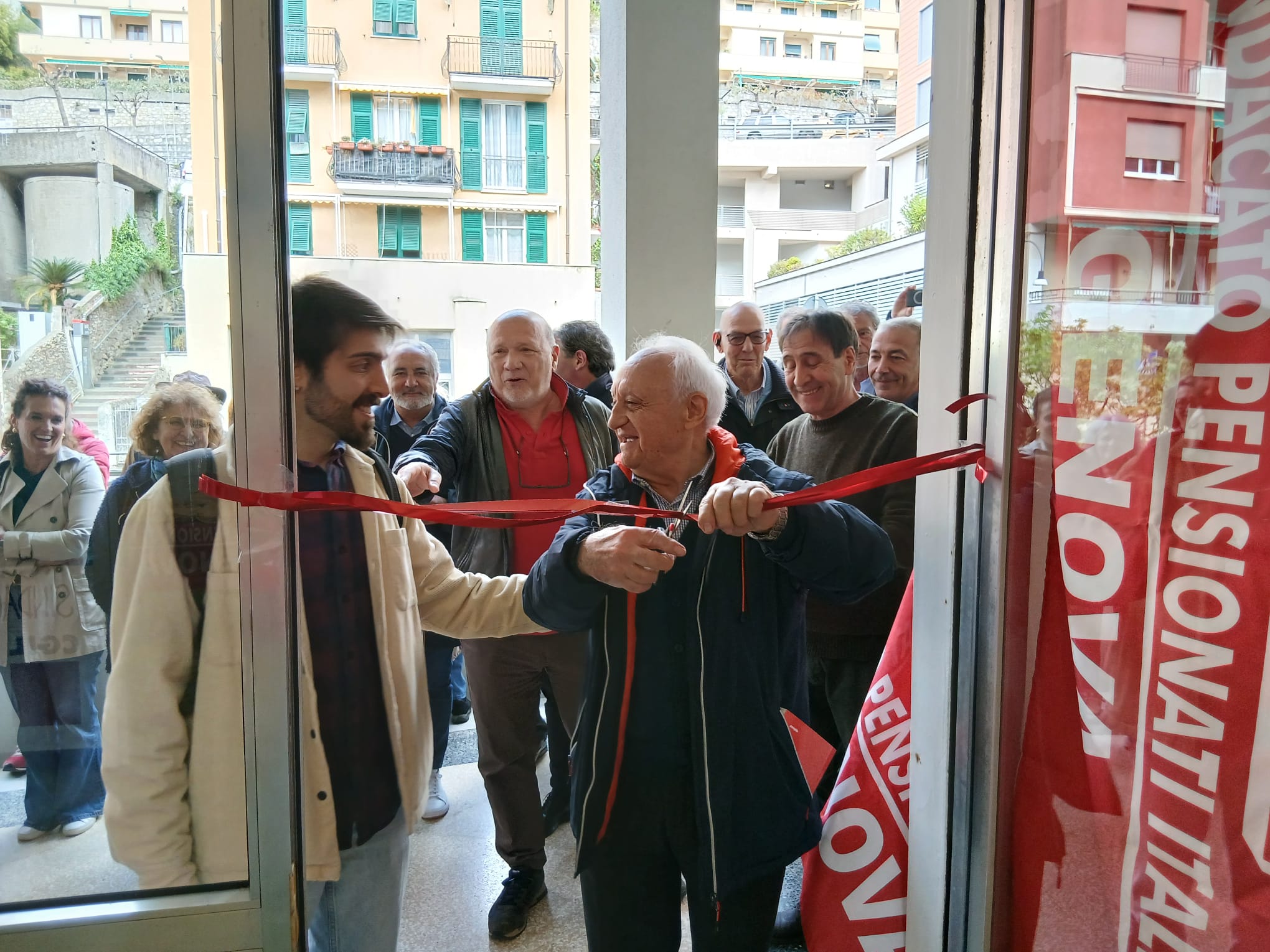 A Bogliasco inaugurazione di una nuova sede Spi