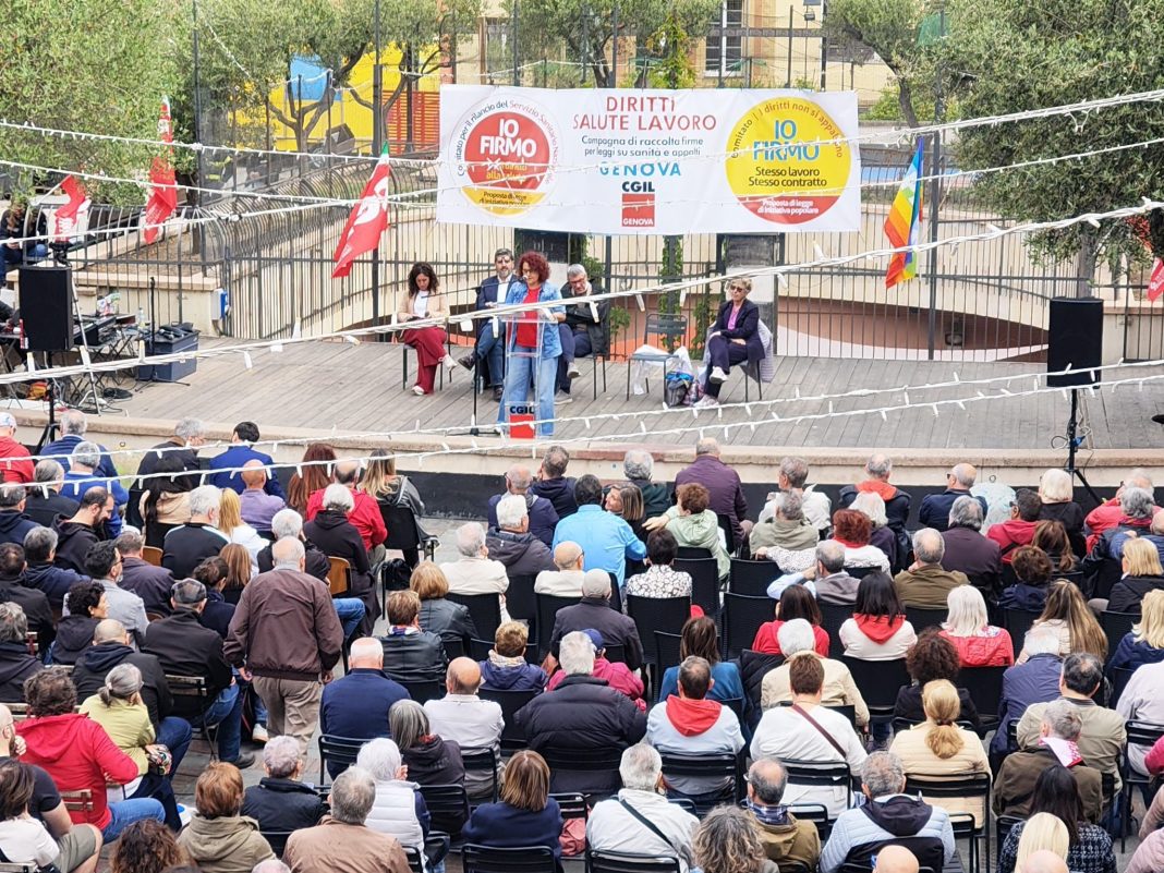 Al via la raccolta firme per le proposte di legge su sanità e appalti. 