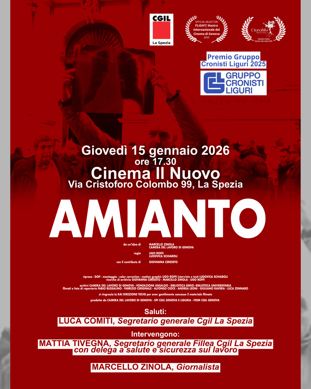 “Amianto. Genova: storia di una lotta operaia”