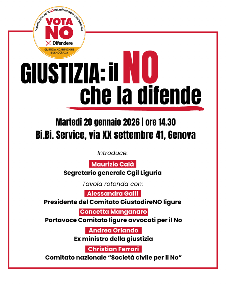 Giustizia: martedì 20 gennaio ore 14.30 Bi.Bi Service