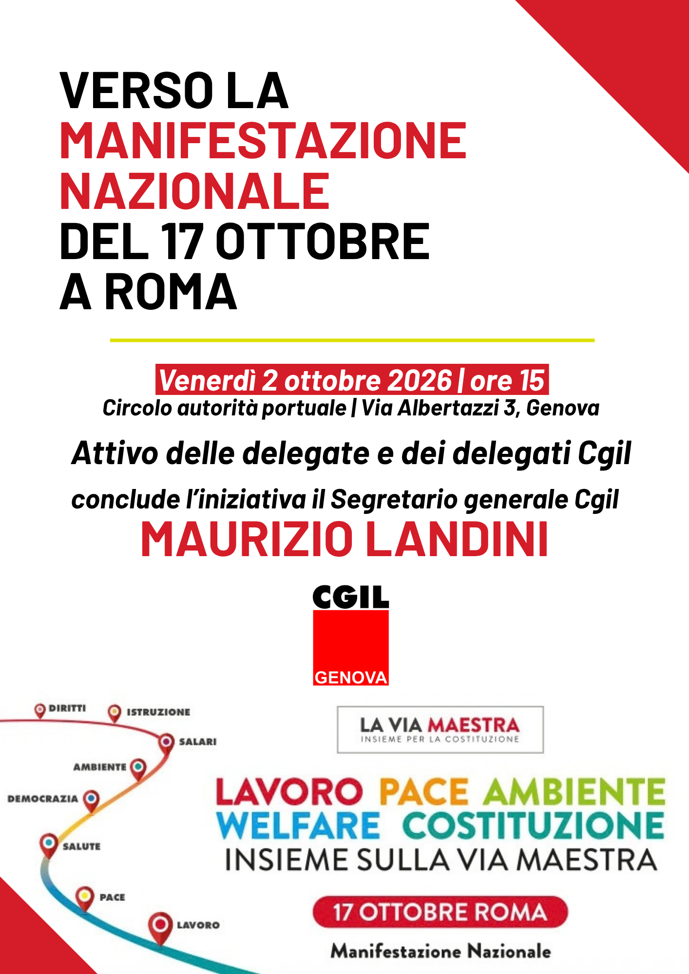 attivo delegati 2 ottobre 2026