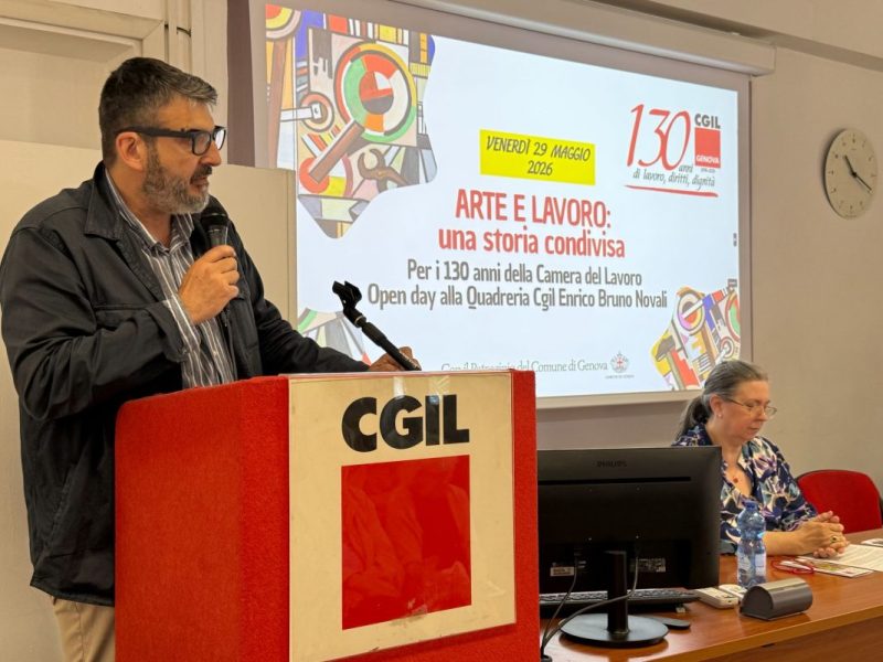 Introduzione di Igor Magni in occasione del 130esimo compleanno della Cgil genovese