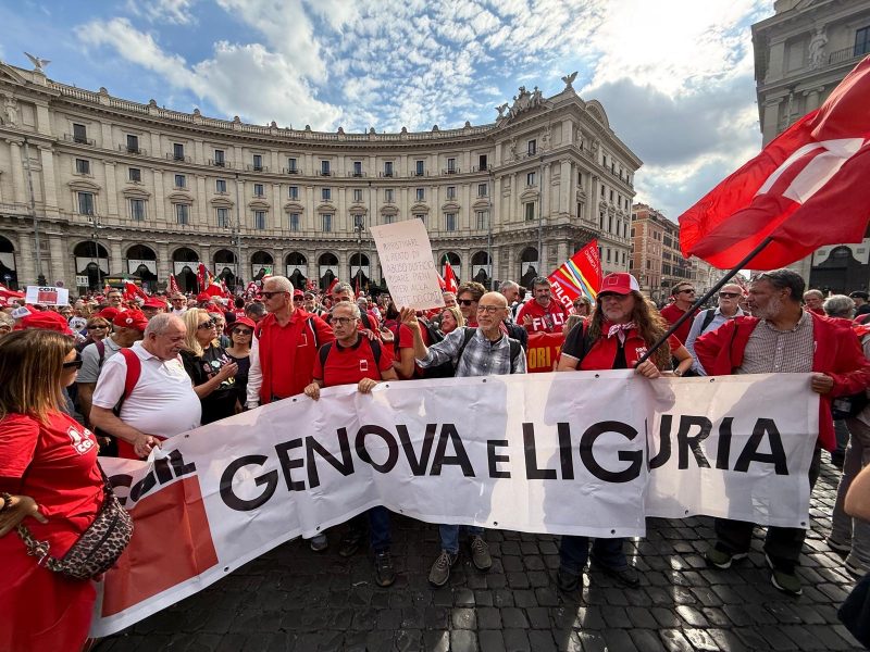 La Via Maestra: centinaia di persone dalla Liguria alla manifestazione nazionale a Roma