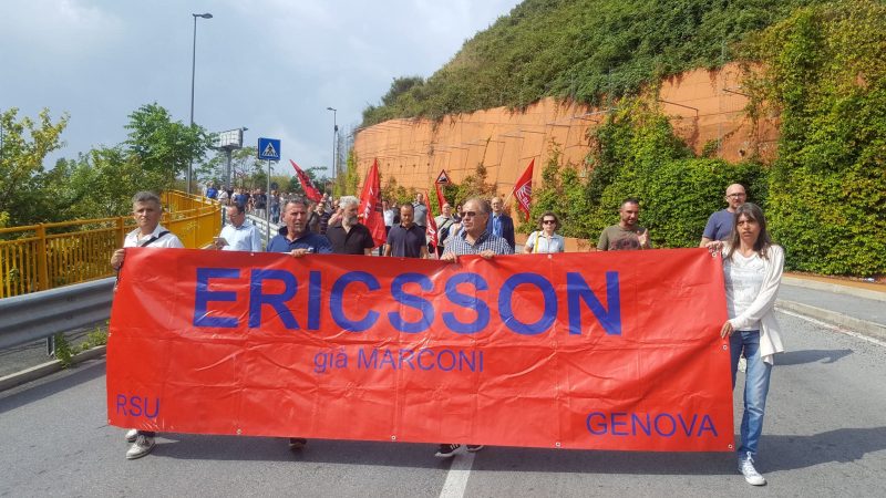 Ericsson: Slc Cgil Genova "oggi incontro con l'azienda: nessuna risposta alle richieste sindacali. Venerdì assemblea pubblica presso la mensa degli Erzelli"