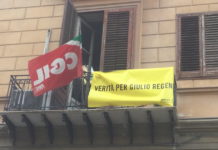 striscione giulio regeni