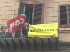 striscione giulio regeni