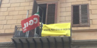 striscione giulio regeni