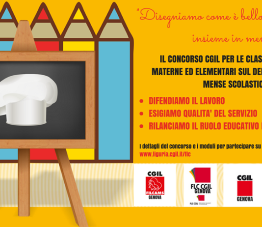 Concorso Cgil per le Scuole Disegniamo come è bello mangiare tutti insieme in mensa