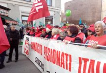 tavolo pensioni manifestazione unitaria