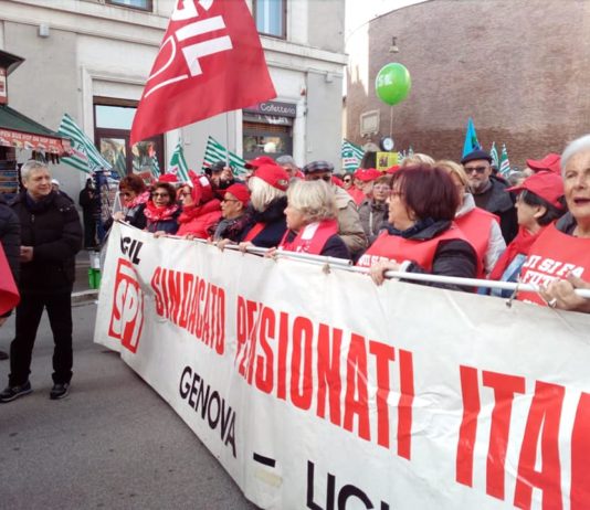 tavolo pensioni manifestazione unitaria