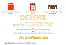 DONNE PER LA LIBERTA’ – iniziativa 8 marzo ore 14.30 Auditorium Montale Teatro Carlo Felice DONNE PER LA LIBERTA 2019