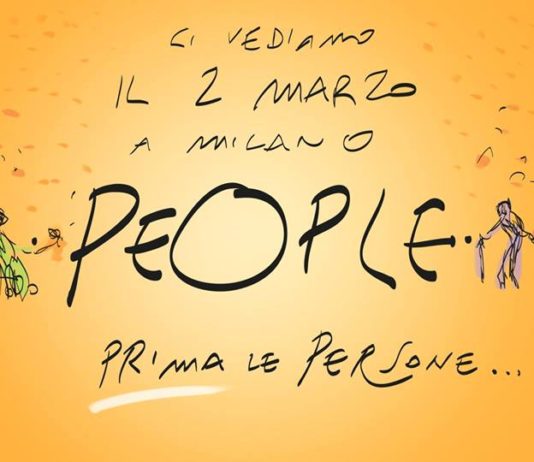 people milano manifestazione