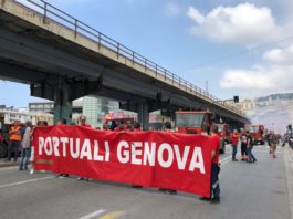 striscione porto genova