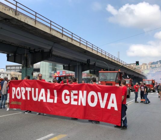 striscione porto genova