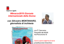 Iniziative dell’8 marzo in provincia di Imperia locandina sanremo 8 marzo 2019