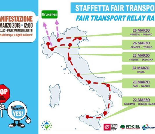 Campagna europea per un trasporto equo: manifestazione il 27 Marzo locandina etf