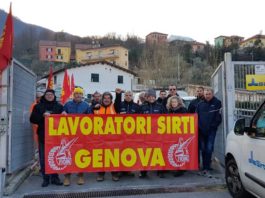 Sirti. Al via le giornate della lotta contro i licenziamenti
