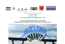 Invito 74° Anniversario della Liberazione in Ansaldo Energia