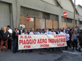 Comunicato stampa Fim Fiom Uilm e rappresentanza sindacale unitaria Piaggio Genova piaggio 3 aprile