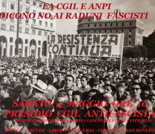 volantino manifesto 4 maggio