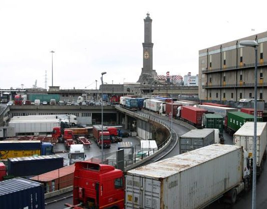 san benigno protesta camionisti