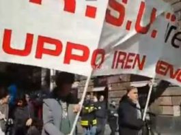 Mercoledì 8 maggio presidio dei lavoratori del Gruppo Iren