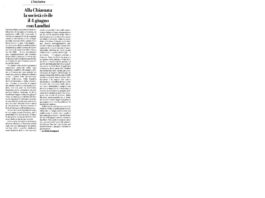 Precisazioni a Repubblica articolo di giornale repubblica