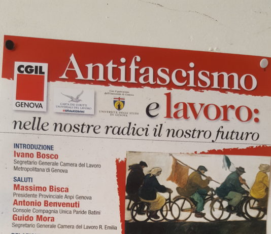 30 giugno: convegno Cgil “Antifascimo e lavoro: nelle nostre radici il nostro futuro” 30 giugno 2017