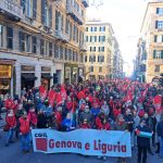 Sciopero: Cgil, adesione al 68%, mezzo milione in piazza