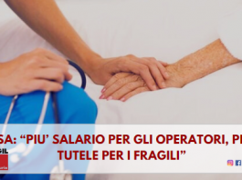 Rsa: “Più salario per gli operatori, più tutele per i fragili”