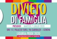 locandina divieto di famiglia