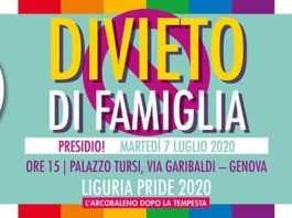 locandina divieto di famiglia