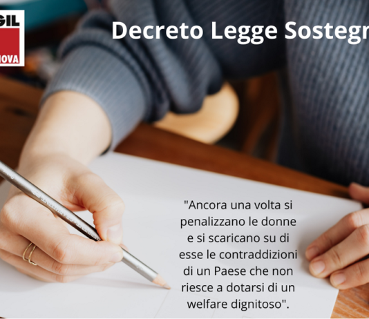 Decreto Sostegni: ancora una volta si penalizzano le donne