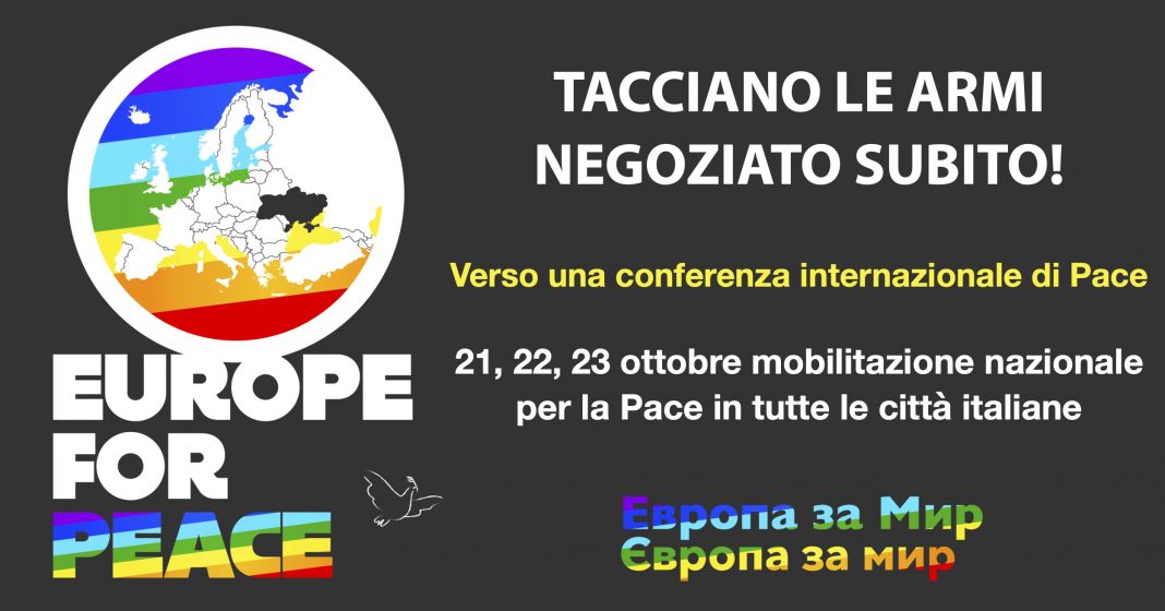 FB mobilitazione Europe4Peaceottobre 2022