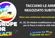 FB mobilitazione Europe4Peaceottobre 2022