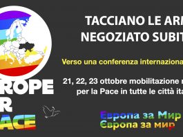 FB mobilitazione Europe4Peaceottobre 2022
