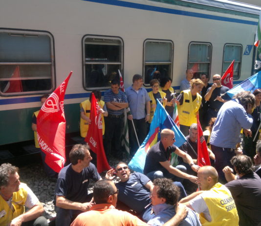 sciopero appalti ferroviari