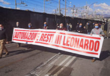 I lavoratori di Leonardo in presidio per difendere l’automazione I lavoratori di Leonardo in presidio per difendere l'automazione