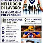 Salute e sicurezza sul lavoro: giovedì 9 luglio a Sestri Levante una conferenza dedicata alla cultura della prevenzione