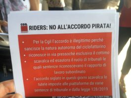 Riders: no al contratto pirata