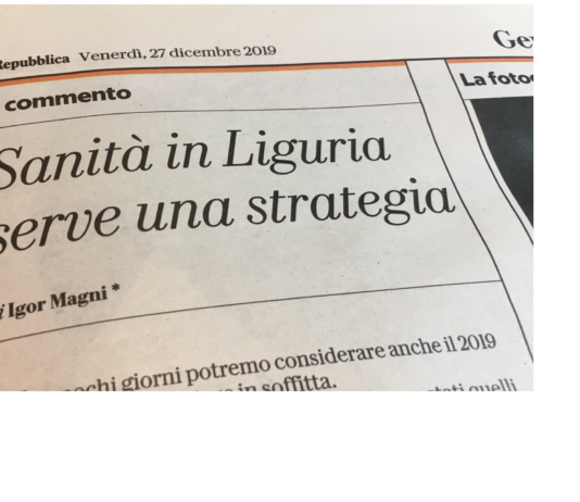 Piano Sociosanitario Ligure 2017-2019…quindi? articolo igor