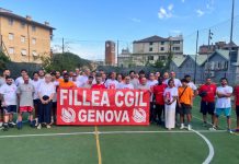 140 anni di storia: “il gioco di squadra è la nostra forza”. A Cornigliano primo torneo di calcio Fillea Cgil Genova