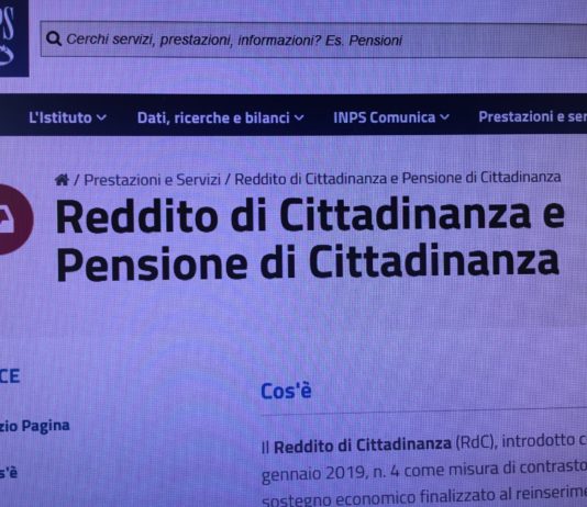 reddito di cittadinanza