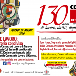 La Camera del lavoro di Genova compie 130 anni: venerdì 29 maggio ore 10 openday alla quadreria Cgil “Enrico Bruno Novali” via san Giovanni d’Acri 6