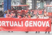 La Fiom a fianco dei lavoratori portuali