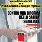 Riforma sanità in Liguria: il 10 dicembre presidio di protesta davanti al Consiglio Regionale